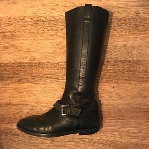 Cole Haan Tall Riding Boot Black